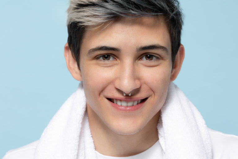 Man With Towel Retouch Result